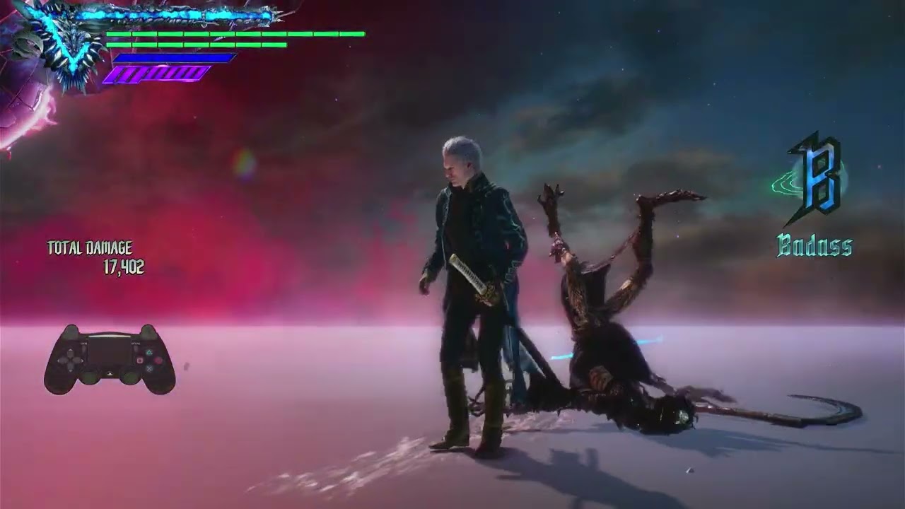 Vergil's Bloody Palace Taunt with Doppelganger!