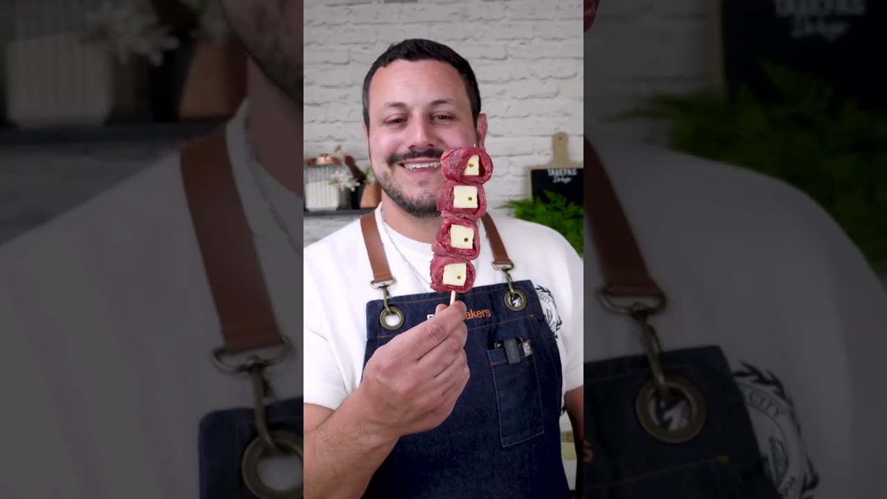 After you taste this meat and cheese skewer, you will only want it like this!
