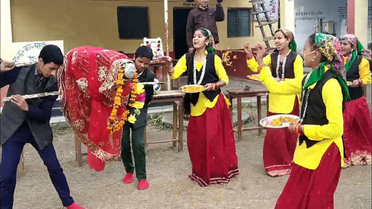 Jai bola meri nanda bhawani, gadwali song || by gic thati budhakedar girls