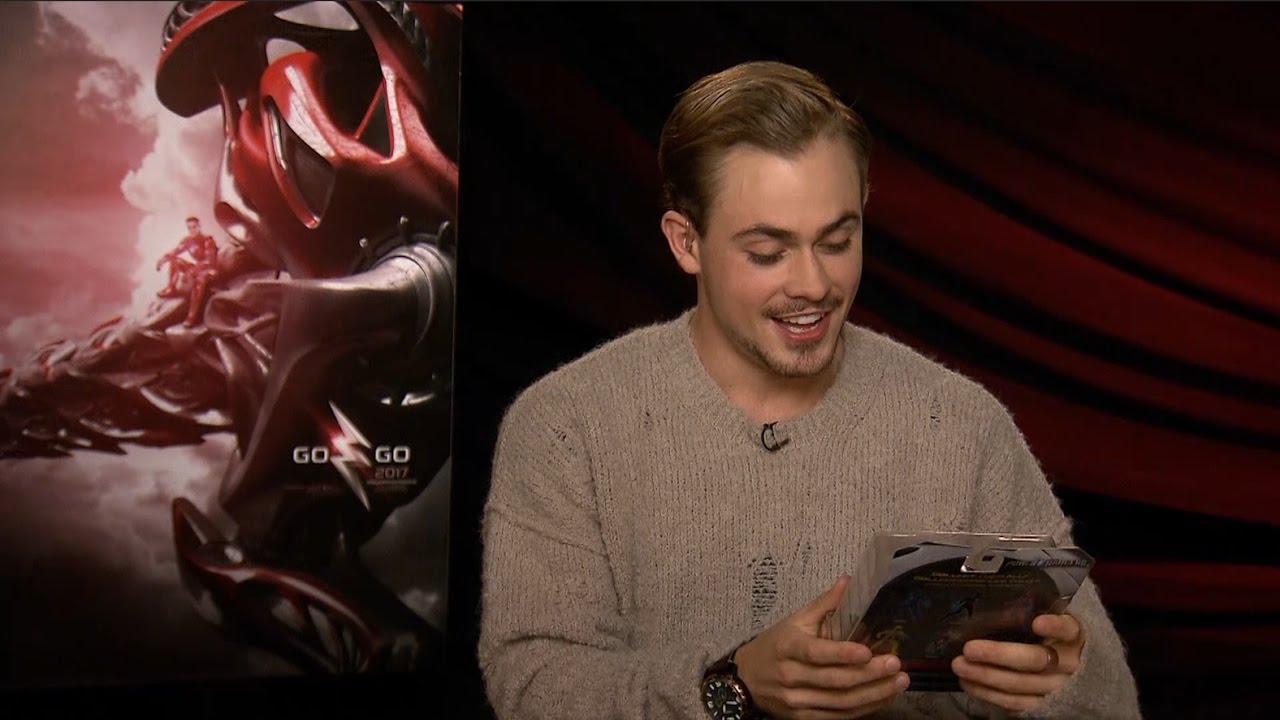 Dacre Montgomery Is Presented With His First Action Figure | POWER RANGERS