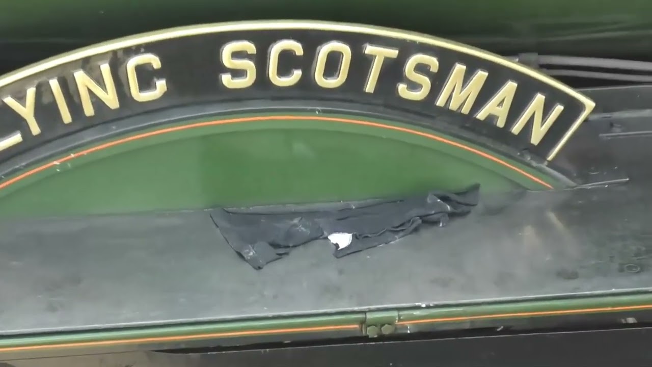 Flying Scotsman Dragged Away to Shildon 18 07 2024