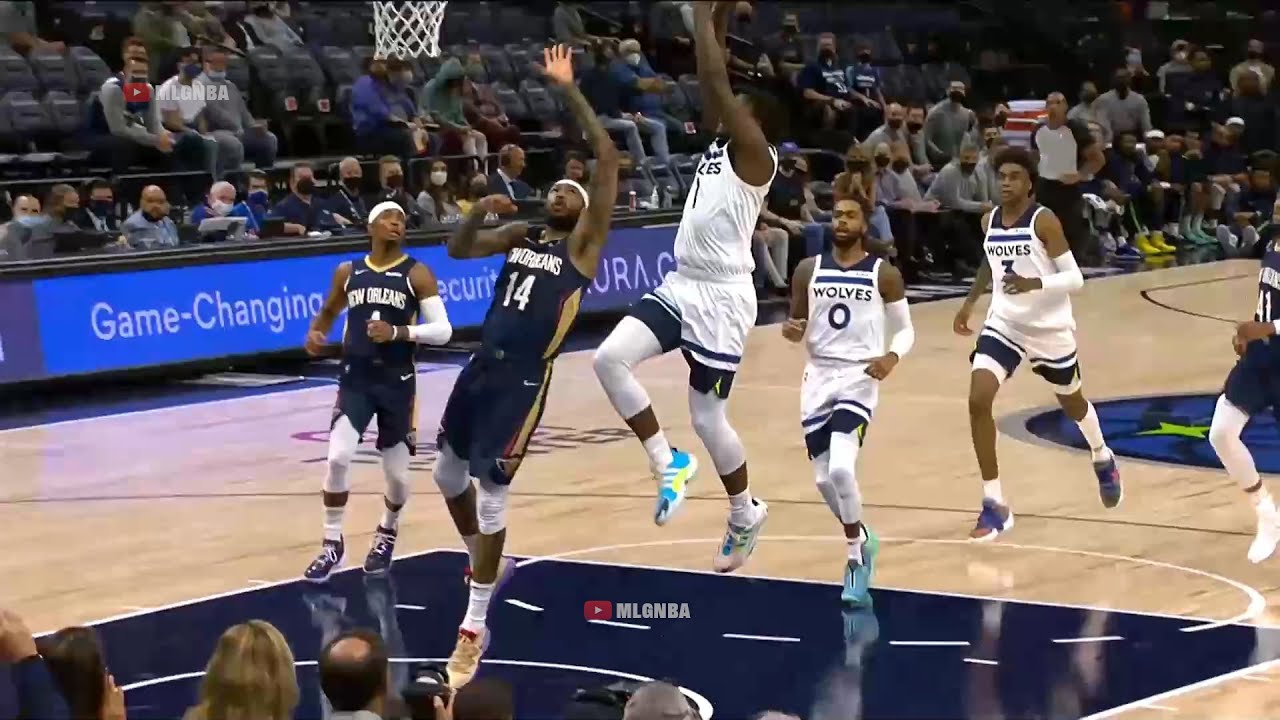 Anthony Edwards just picked Brandon Ingram and dunked on him
