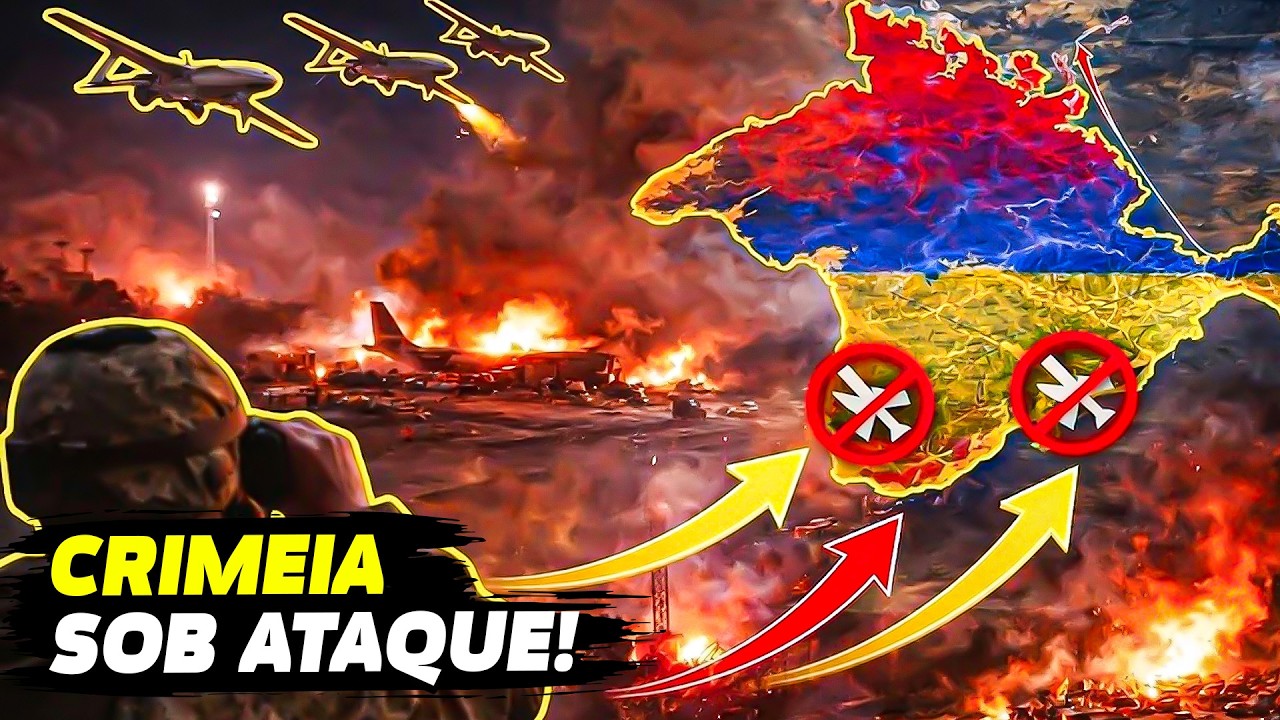 Uma noite tensa na Crimeia: drones atingem alvos militares e revelam novas brechas