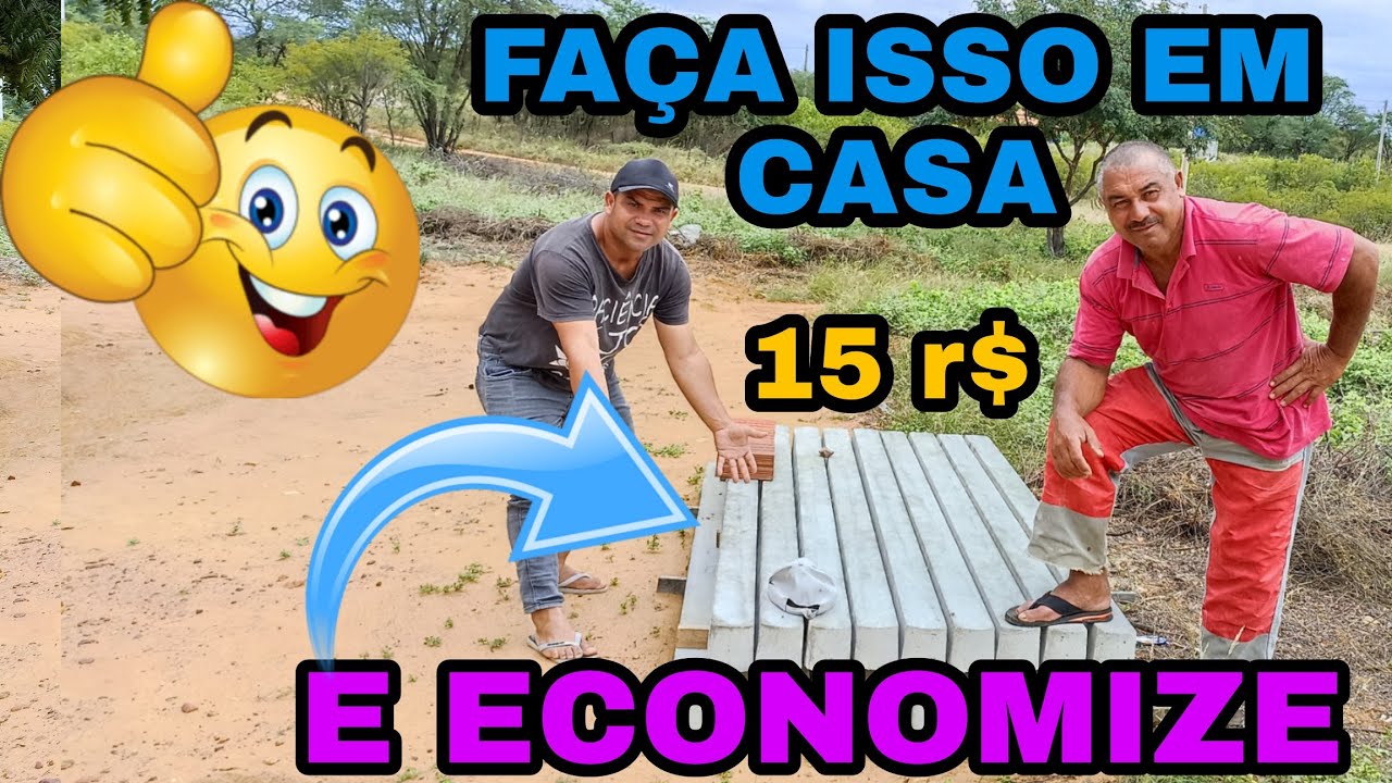 COMO FAZER ESTACA DE CONCRETO DE FORMA SIMPLES E ECONÔMICA VEJA!.