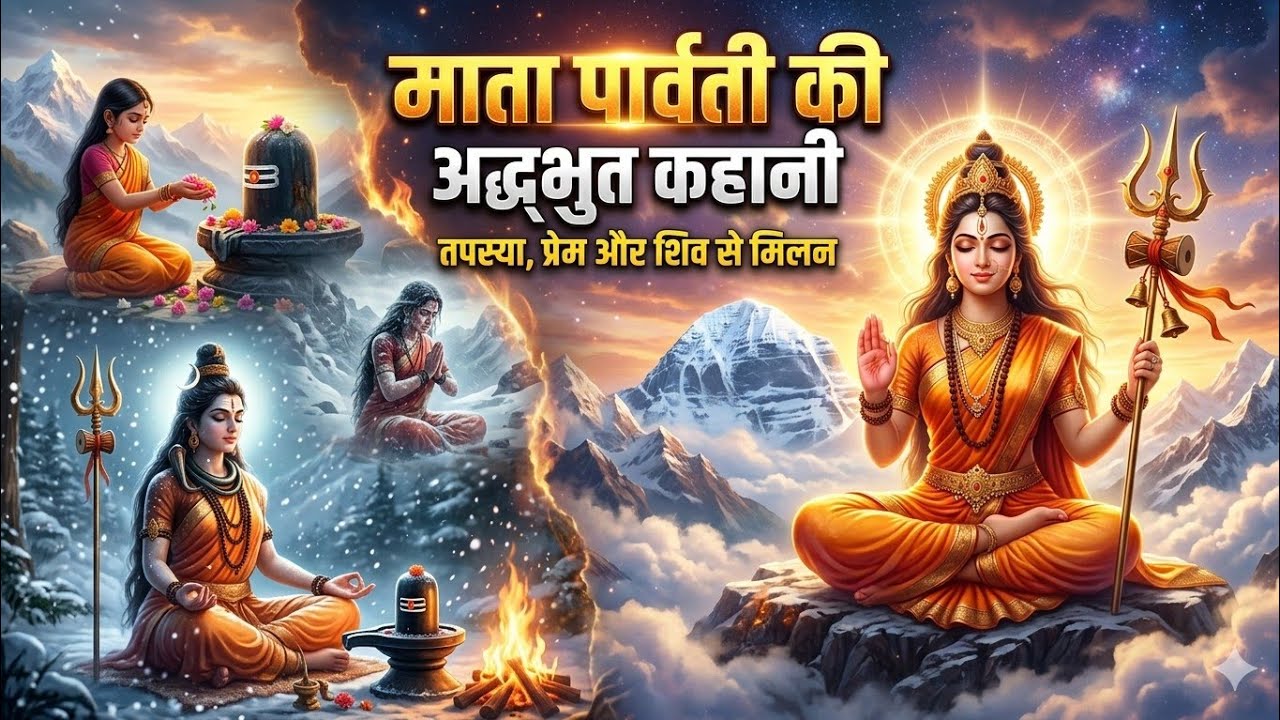 माता पार्वती कौन थीं? जन्म से शिव विवाह तक पूरी कहानी //देवी पार्वती की अद्भुत कहानी | 