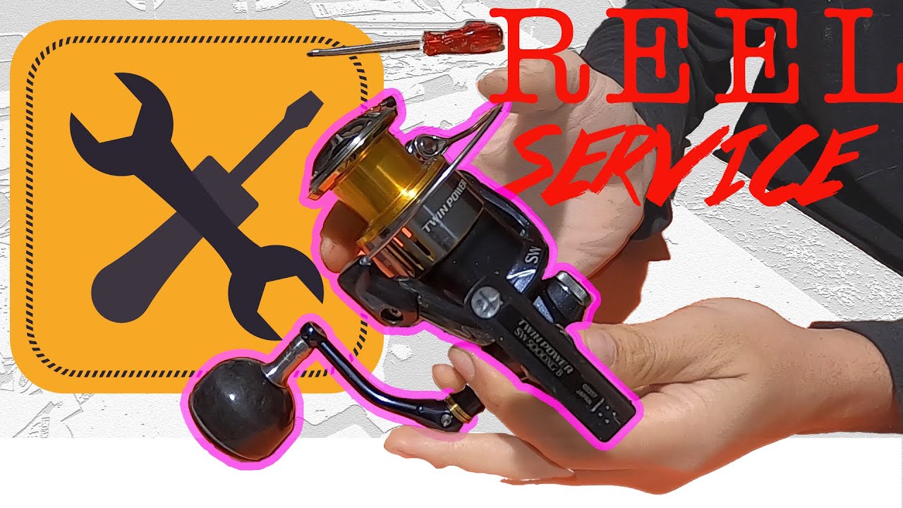 Manutenzione mulinello spinning Shimano _ annual spinning reel maintenance (How To Service & Clean)