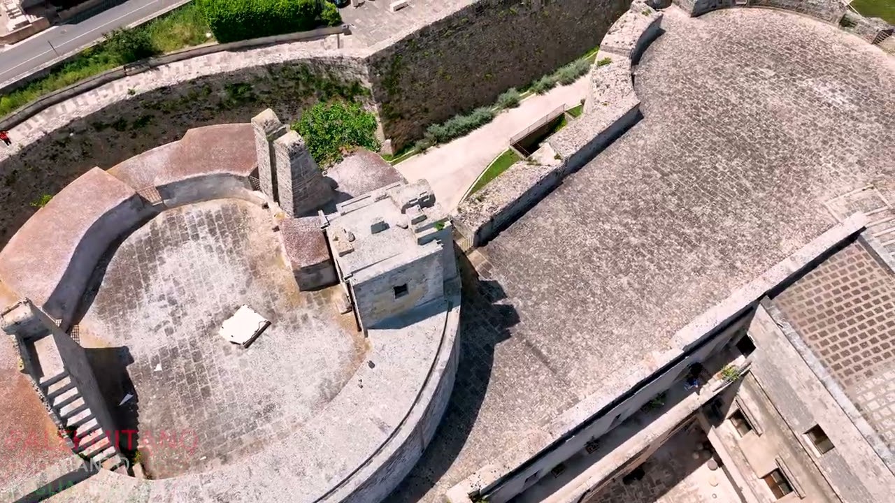 PUGLIA | OTRANTO | ARAGONESE CASTLE OF OTRANTO | DJI MAVIC AIR 3 CINE DRONE FOOTAGE