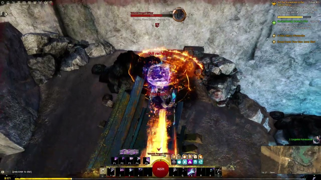 Guild Wars 2 - Completing PvE Weeklies 2025-12-15 1/2 (Defeat 100 Forged)