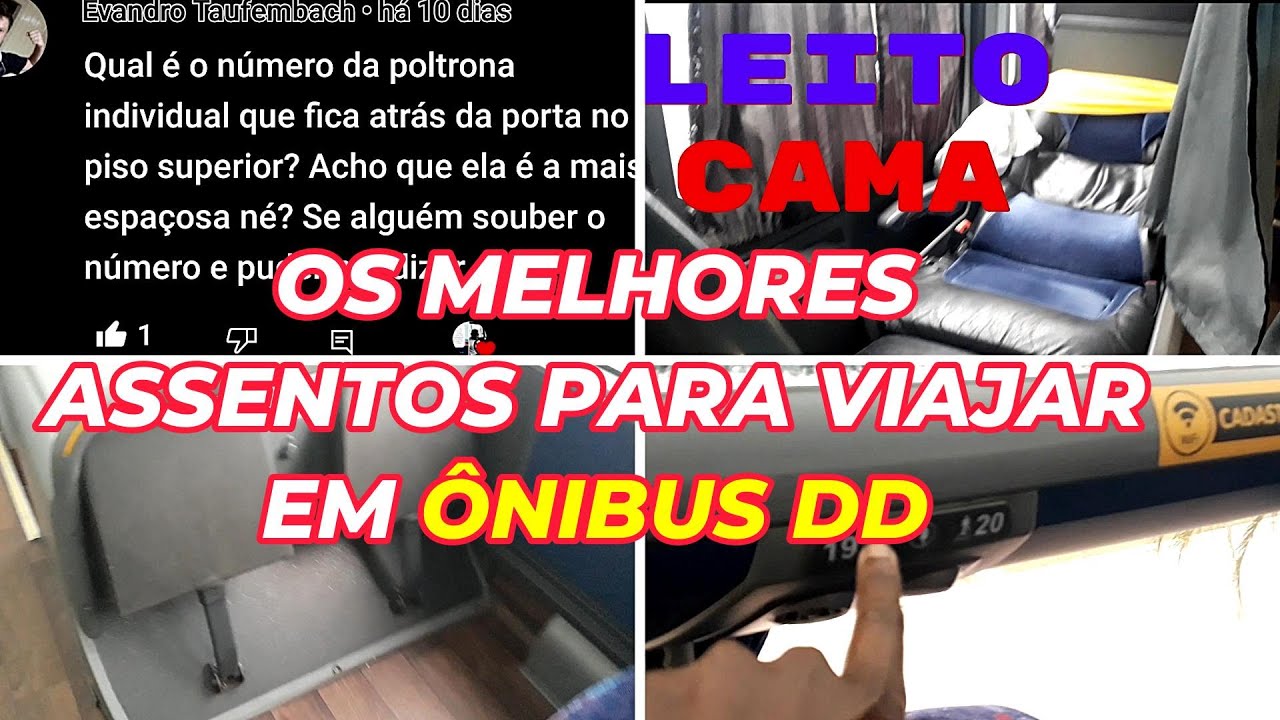 EM UM &Ocirc;NIBUS DD SIGA VIAJEM NESSES ASSENTOS...