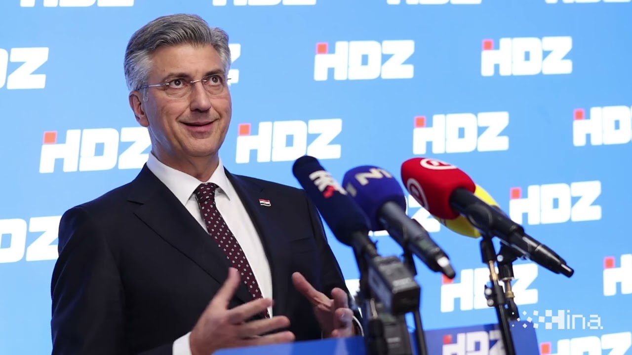 Zajednička sjednica Predsjedništva i Nacionalnog odbora HDZ-a - izjava Plenković