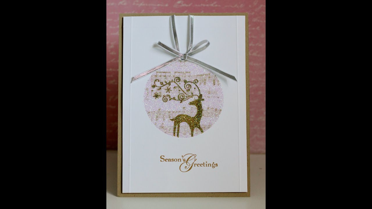 TCIF Stampin Up Bauble Christmas Card