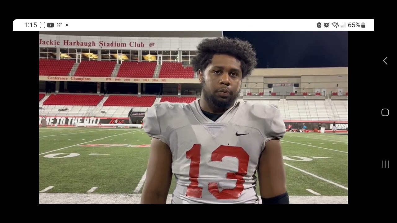 TERRION THOMPSON INTERVIEW: DEFENSIVE UPDATE  PRE GAME VS RICE