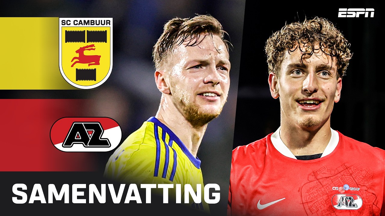 🟥 ZEVEN GOALS, ROOD BALK en STRAFSCHOP TWEE KEER GERAAKT ✌️😳 | Samenvatting SC Cambuur - Jong AZ