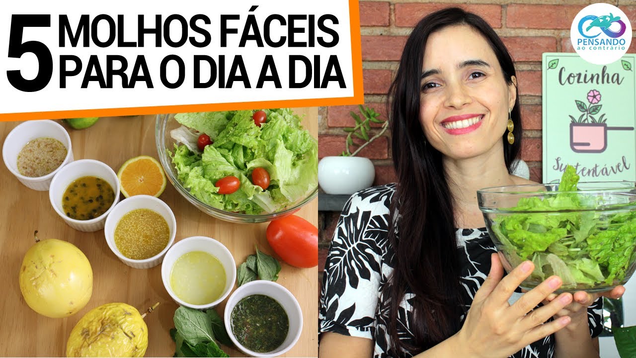 5 MOLHOS VEGANOS FÁCEIS PARA SALADA (SAUDÁVEIS E RÁPIDOS PARA SEU DIA A DIA)