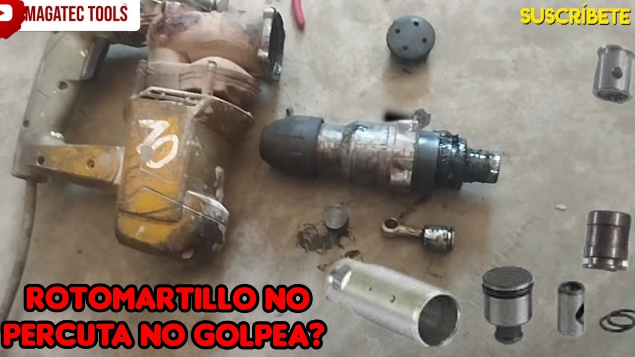 PORQUE MI ROTOMARTILLO NO GOLPEA NO PERCUTA ? REPARACION Y MANTENIMIENTO