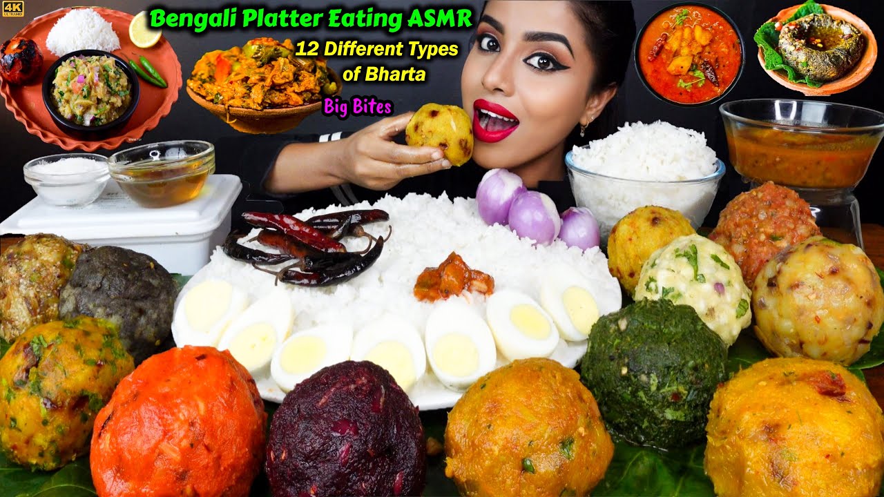 Eating Spicy Phena Bhaat,Aloo bharta,Paneer,Tomato,Baingan ka bharta Big Bites ASMR Eating Mukbang