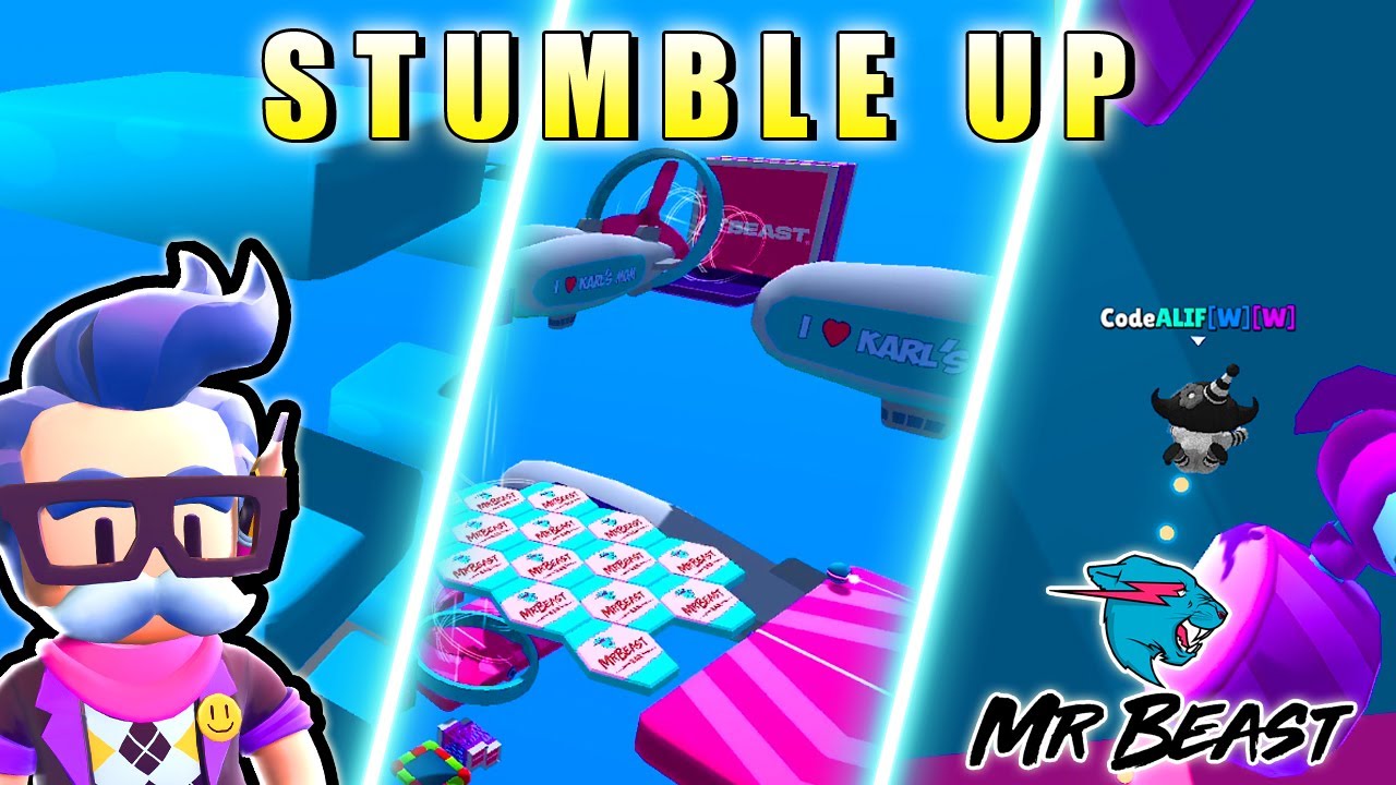 PLAY TOP 5 STUMBLE UP NEW MRBEAST WORKSHOP PARKOUR MAPS IN STUMBLE GUYS