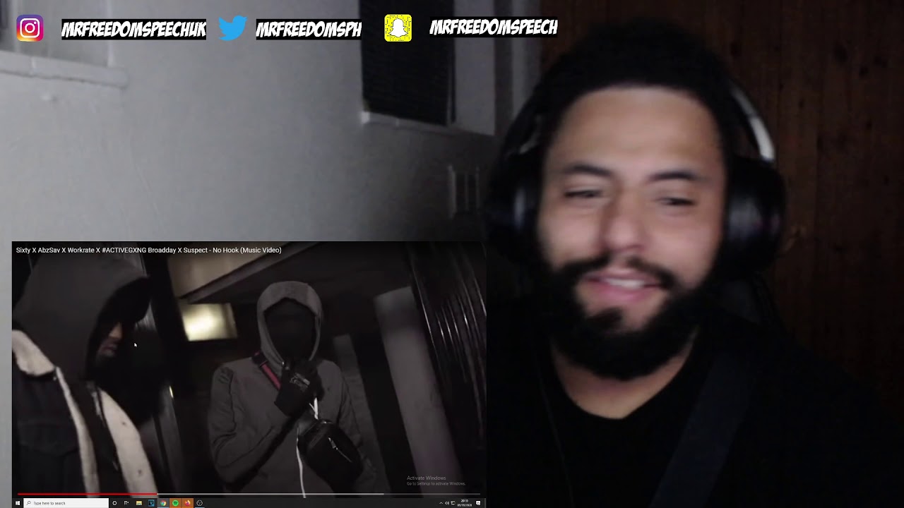 Sixty X AbzSav X Workrate X #ACTIVEGXNG Broadday X Suspect - No Hook (Music Video) [UK 🇬🇧REACTION)