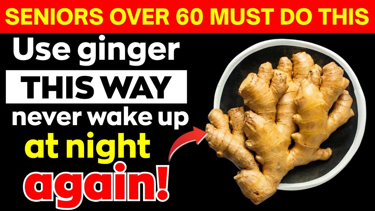 Over 60? Can't Sleep Through The Night? Use Ginger THIS Way for Deep Rest in 2 Nights!
