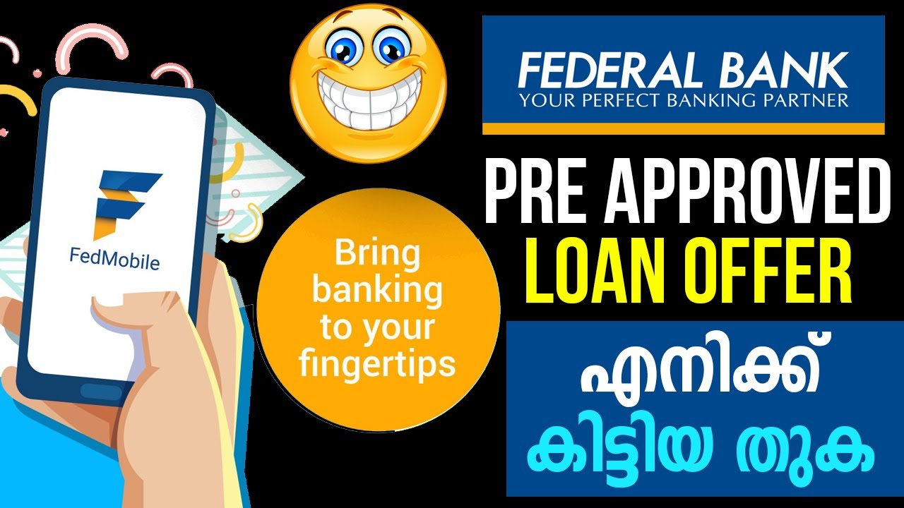 Federal Bank Pre Approved Loan Offer | Fedmobile App Review | Federal Bank Loans
