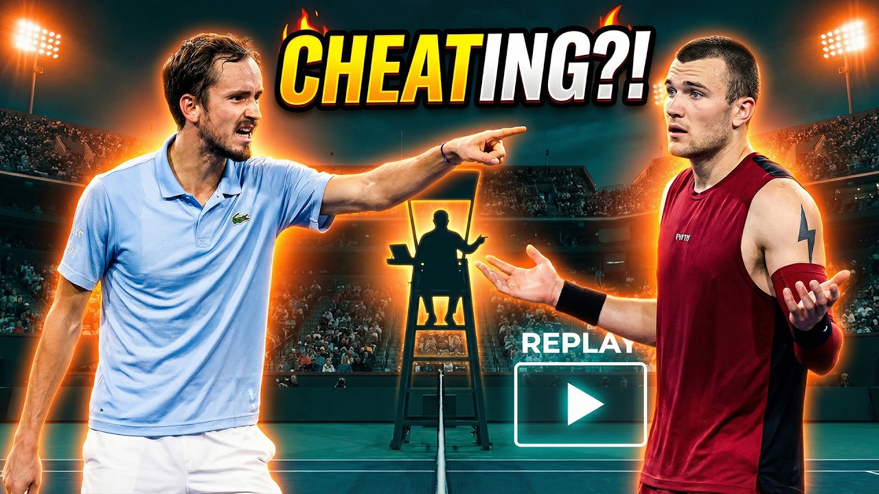 Daniil Medvedev Explodes After ‘Cheating’ Accusations at Indian Wells