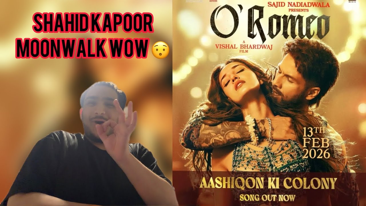 AASHIQON KI COLONY • Song Reaction • O Romeo • Shahid Kapoor, Disha Patani