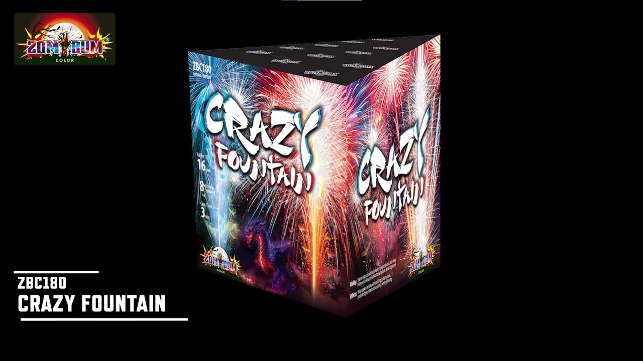 Crazy Fountain ZomBum Color ZBC180