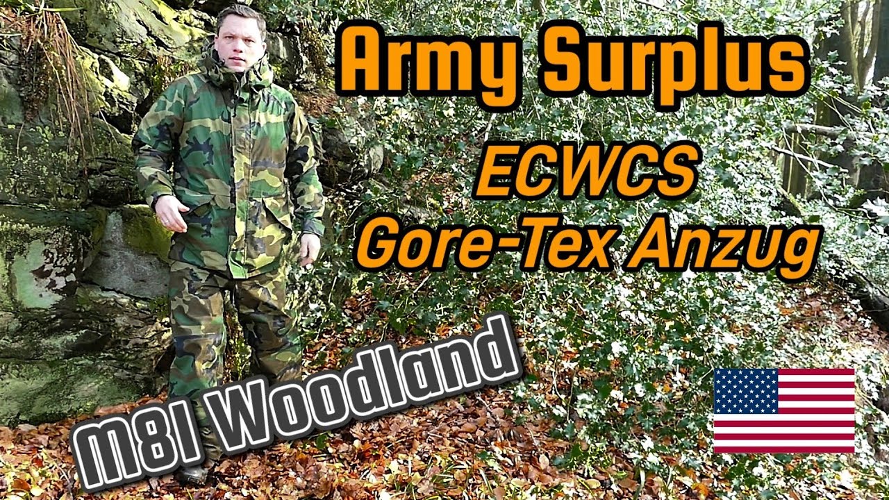 Top oder Flop? Der ECWCS Gore-Tex Anzug der US-Army in M81 Woodland [Danners Army Shop]