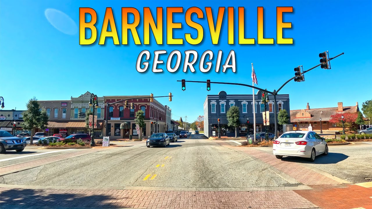 Barnesville Georgia Driving Through