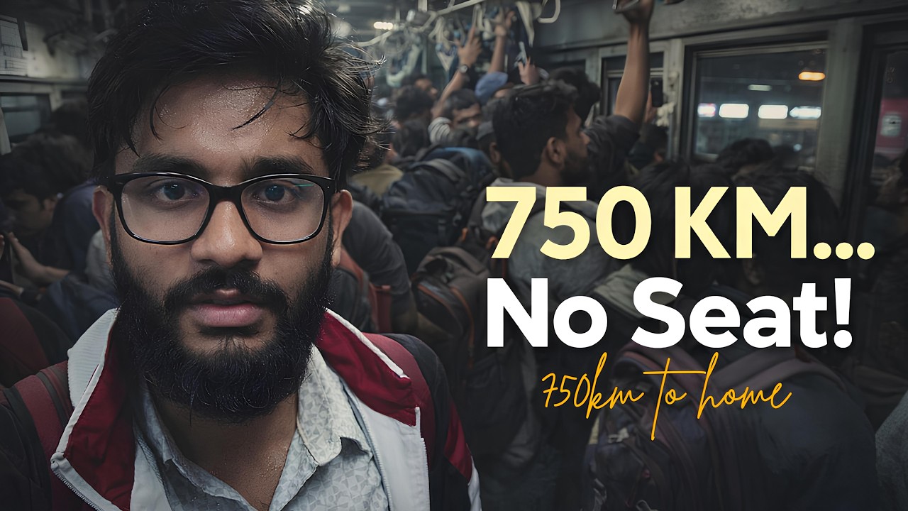 750 KM Journey with No Seat | General Class Reality 😶 | Hostel to Home | CSnLife