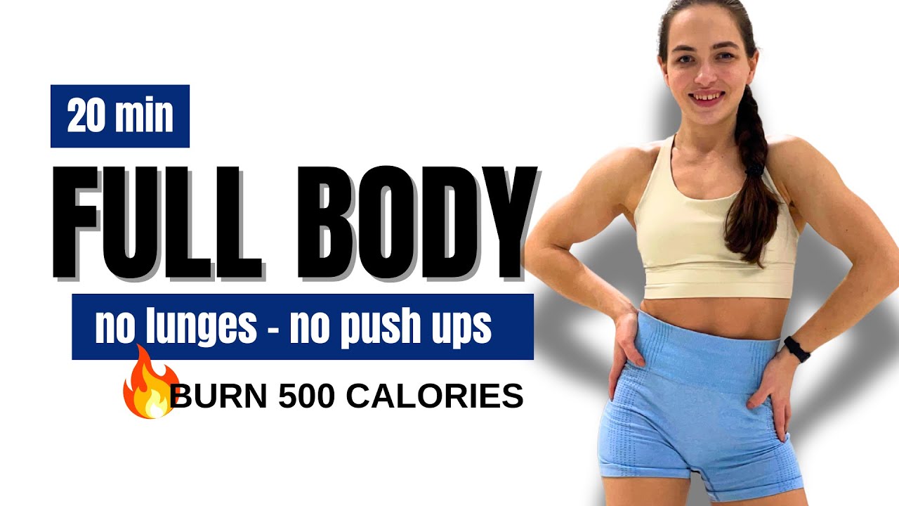 Burn Up To 500 Calories | 20 Min Full Body TABATA CARDIO HIIT| No Lunges - No Push Ups