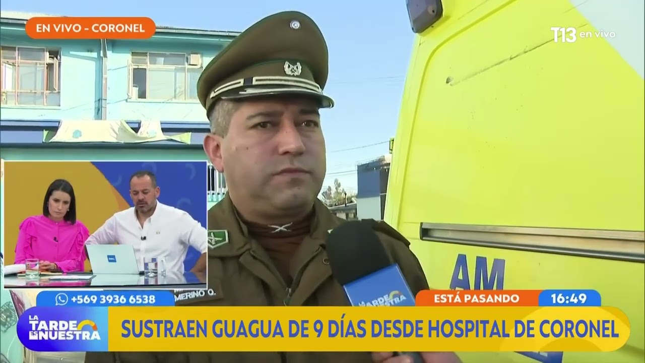 Sustraen a bebé de 19 días desde Hospital de Coronel