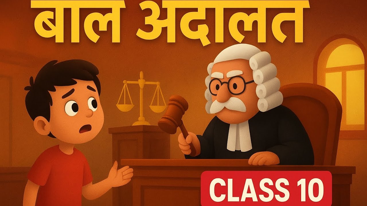 बाल अदालत Class10(SSC)|Bal Adalat First language Hindi Class10|Animated video 