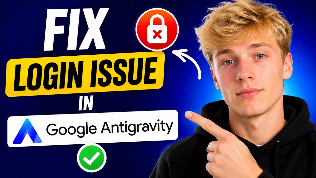 How to Fix the Login Issue in Google Antigravity 2 0 | Complete Working Guide