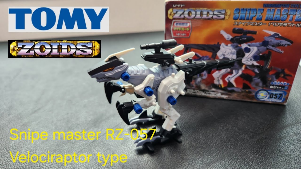 Tomy zoids Snipe Master rz-057 velociraptor type 