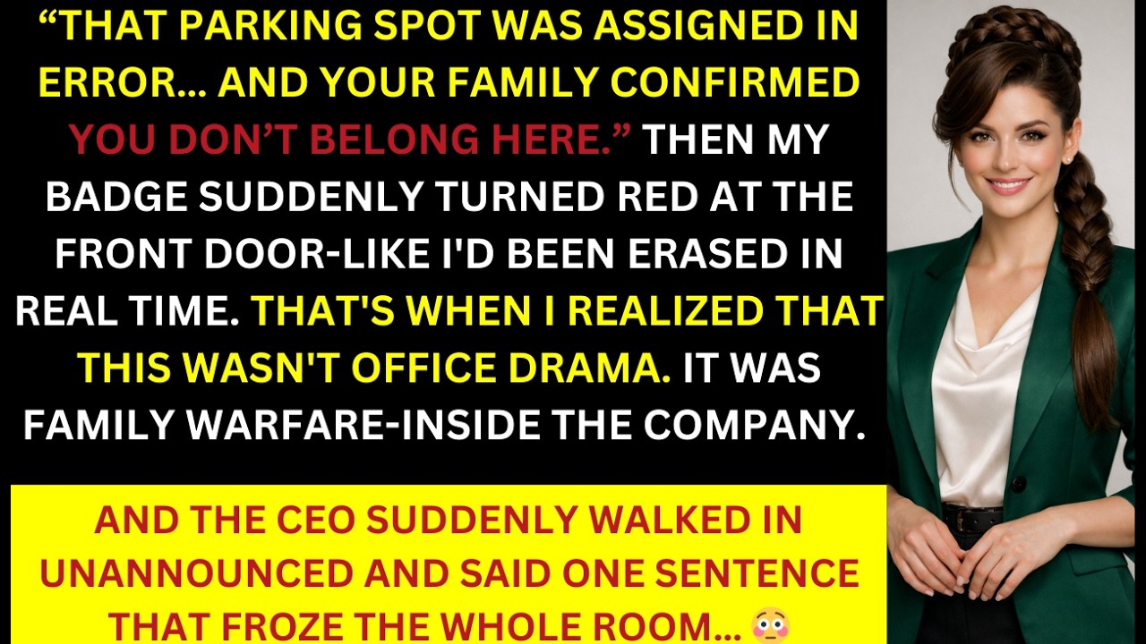 From Intern to Owner: I Got the CEO’s Parking Spot—Then HR Called Me “a Mistake