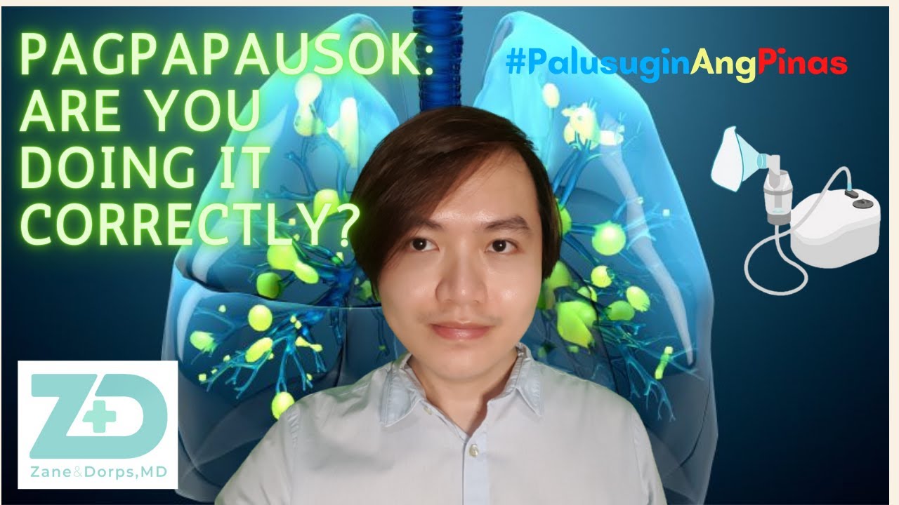 NEBULIZATION: Paano Gawin Nang Tama