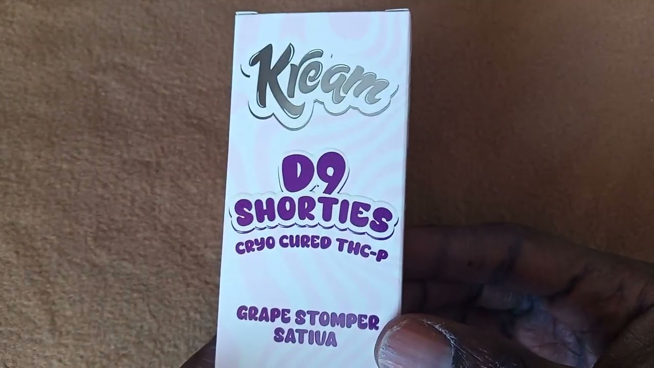 Kreamcrew D9 Shorties Disposable - Grape Stomper Review [SativA]