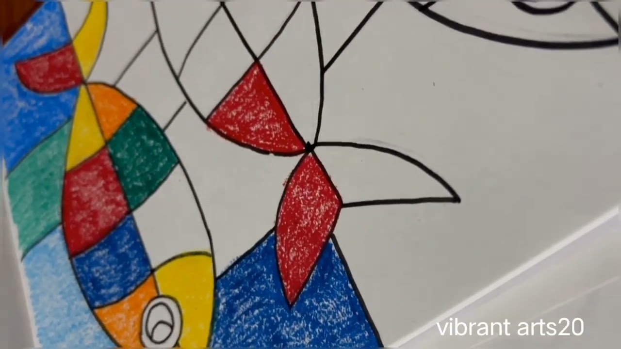 Coloring the fish drawing #colors #drawing #art #artideas#artcreations#artistic#artcolors #artdesign