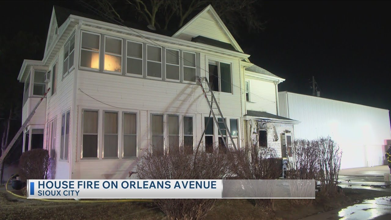 House fire on Orleans Avenue