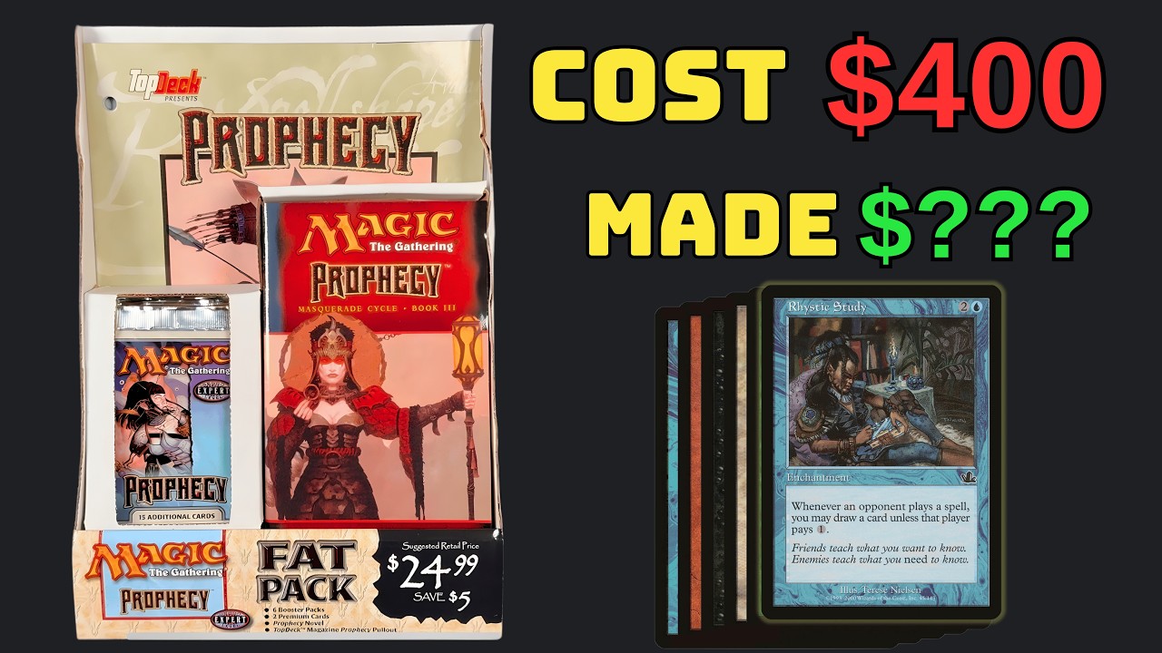 Opening a MTG Prophecy Fat Pack