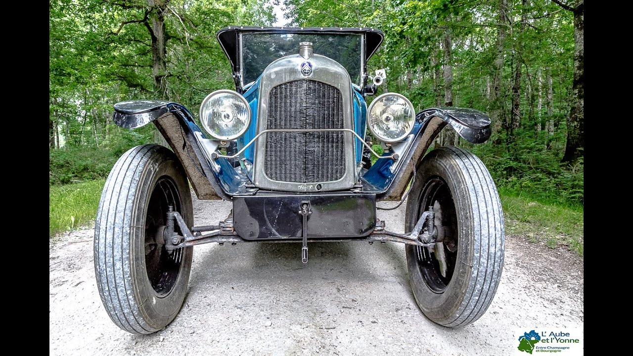 Voyage dans le temps entre l'Aube et l'Yonne dans une Citroën 5 CV Torpedo année 1924