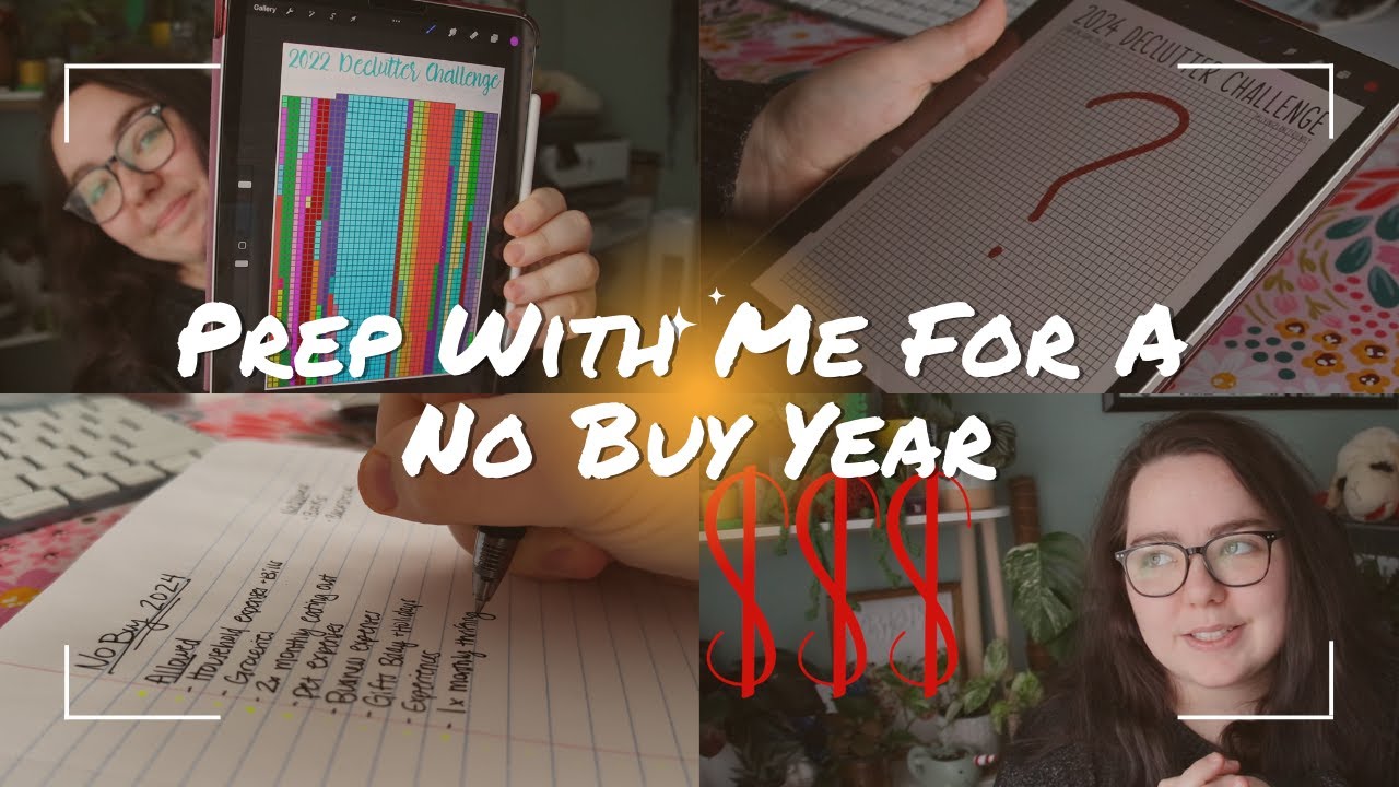 I’m Not Buying Anything in 2024 | Prep With Me for a No Buy Year to Save Money & Lower Consumption