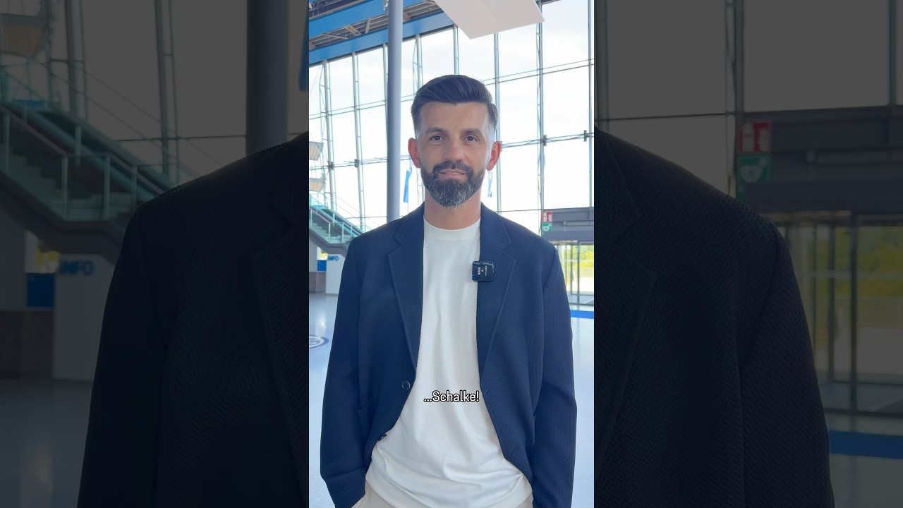 &bdquo;Sach ma Schalke&ldquo; mit unserem Chef-Trainer Miron Muslic 🤌 #S04 #Trainer #2bundesliga