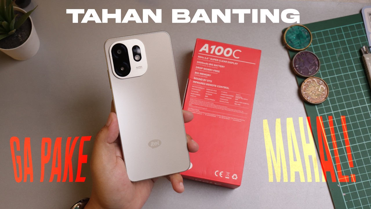 Unboxing itel A100C, Si Tahan Banting TERJANGKAU..
