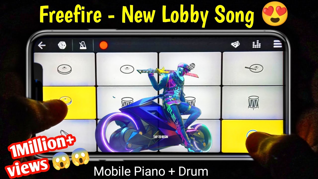Garena Free Fire : New Update Theme On Walkband | Illuminate OB32 New Lobby Song Piano Cover
