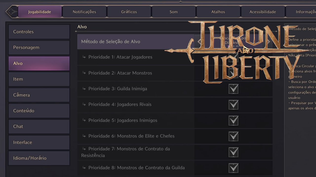 NÃO JOGUE SEM MUDAR ESSAS CONFIGURAÇÕES | Throne And Liberty