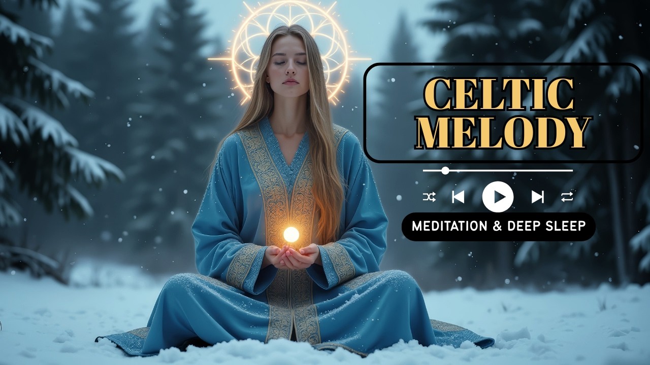 Relaxing Celtic Music 432Hz | Irish Fiddle, Harp and Flute with Winter Nature | Celtic Music