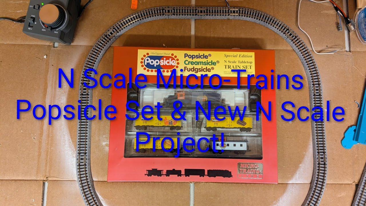 N Scale Micro-Trains Popsicle Set & New N Scale Project!