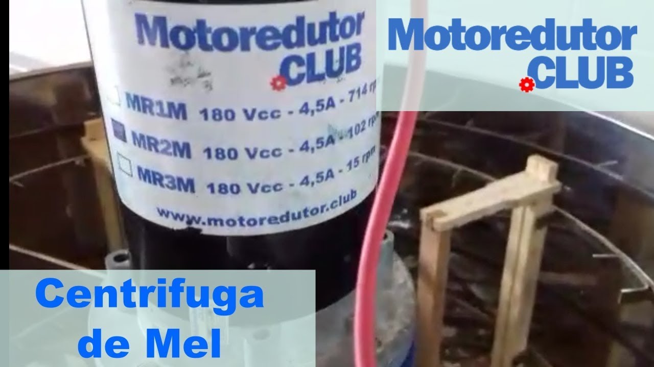 Motoredutor MR 2M Aplicado em Centrifuga de Mel - Apicultura